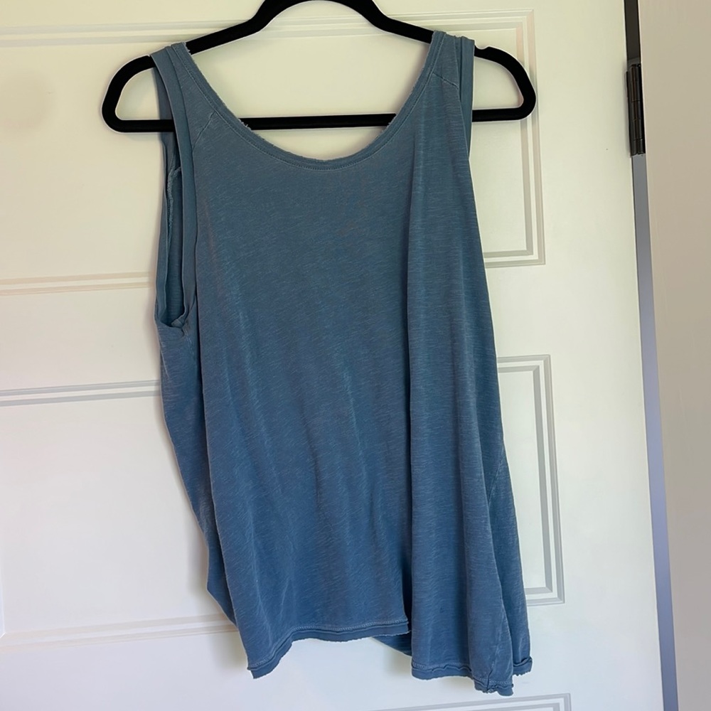Blue tank top